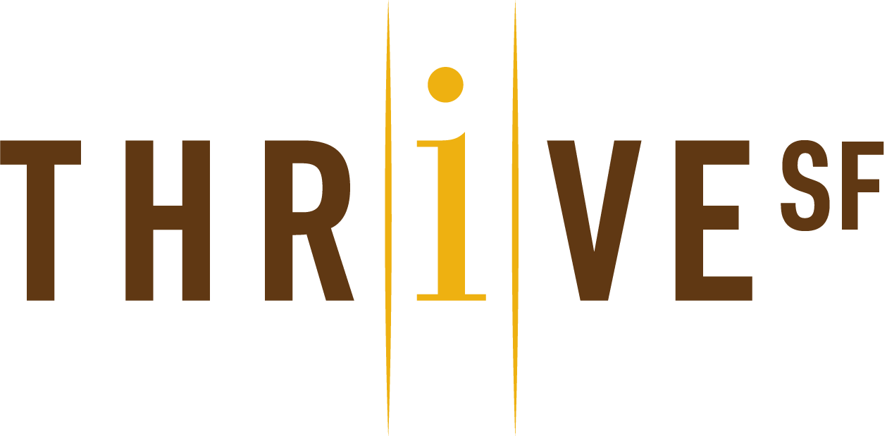 Logo for fitness company Thrive SF